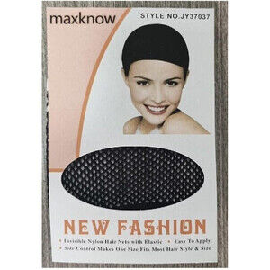 maxknow Wig Caps 3 Pieces Mesh Wig Cap Net Closed End Elastic Hair Mesh Net